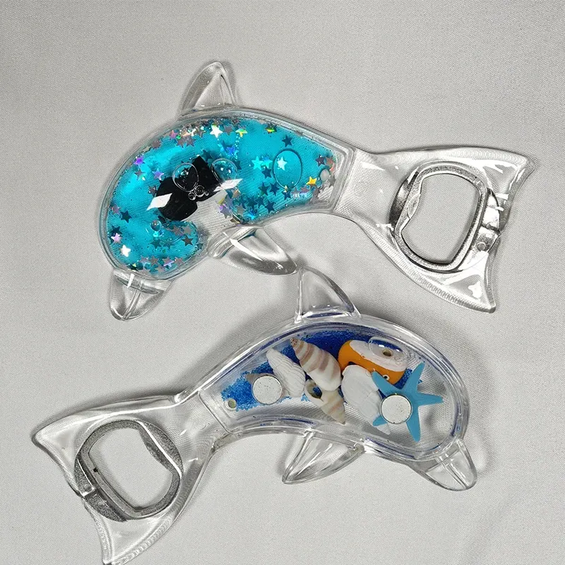 Dolphin Bottle Opener Refrigerator Magnet