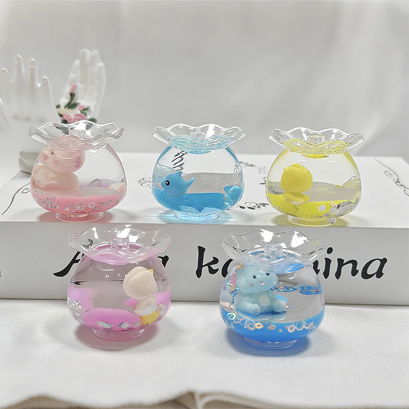 Aquarium Liquid Keychain