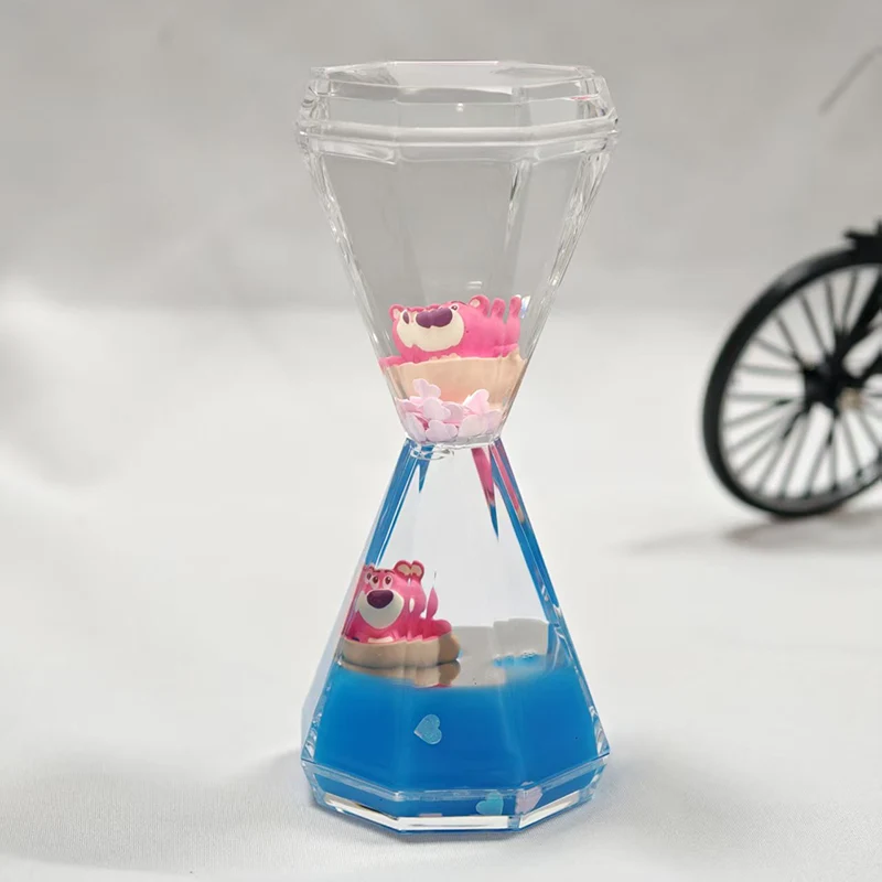 Small Flat Diamond Liquid Hourglass Ornament