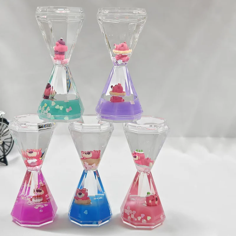 Small Flat Diamond Liquid Hourglass Ornament