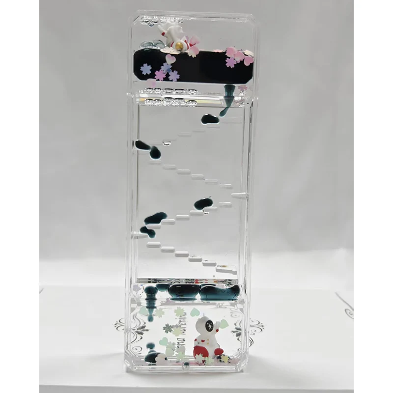 Trapezoidal Liquid Hourglass Ornament