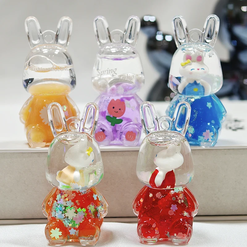 Liquid Bunny Keychain