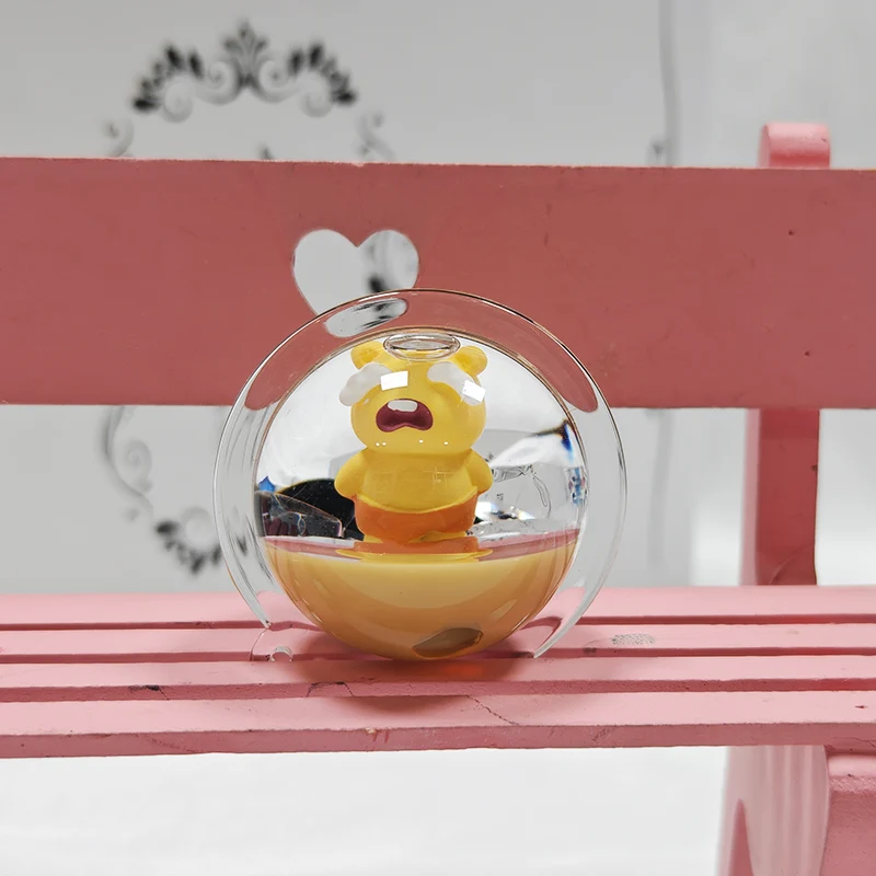 Planet Liquid Keychain