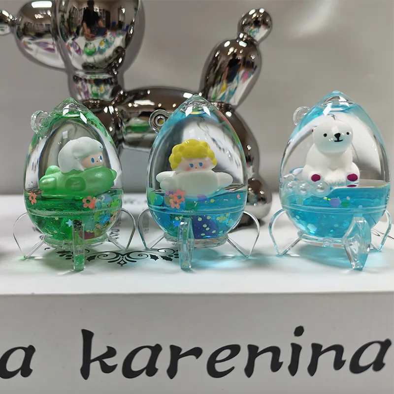 Llavero líquido cohete